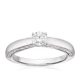 The Forever Diamond 9ct White Gold 0.75ct Total Solitaire Ring