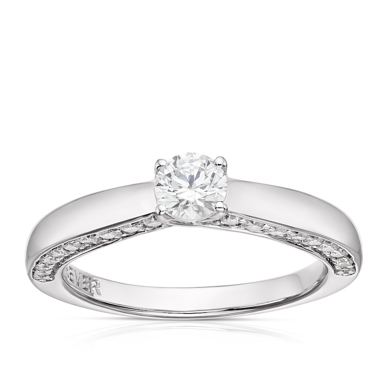 Main Image 1 of The Forever Diamond 9ct White Gold 0.75ct Diamond Solitaire Ring