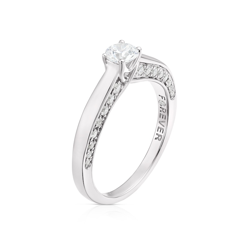 The Forever Diamond 9ct White Gold 0.75ct Total Solitaire Ring