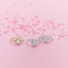 Thumbnail Image 4 of 9ct Yellow Gold 0.25ct Diamond Illusion Set Halo Ring