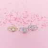 Thumbnail Image 4 of 9ct White Gold 0.20ct Diamond Double Cushion Cluster Ring