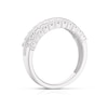 Thumbnail Image 3 of 9ct White Gold Double Row 0.66ct Diamond Eternity Ring