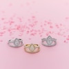Thumbnail Image 4 of Perfect Fit 9ct Yellow Gold 0.33ct Total Diamond Pear Bridal Set