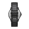 Thumbnail Image 3 of Armani Exchange Men's Black Stainless Steel Watch & Leather Bracelet Gift Set