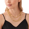 Thumbnail Image 3 of Michael Kors Ladies' Statement Link 14ct Gold Plated Chain Double Layer Necklace