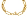 Thumbnail Image 2 of Michael Kors Ladies' Statement Link 14ct Gold Plated Empire Link Chain Bracelet