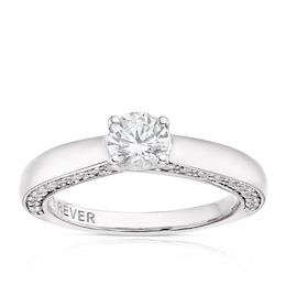 The Forever Diamond 9ct White Gold 1ct Total Solitaire Ring