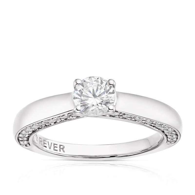 Main Image 1 of The Forever Diamond 9ct White Gold 1ct Diamond Solitaire Ring