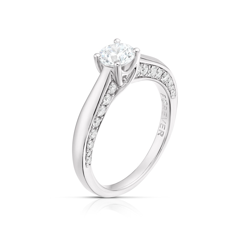 The Forever Diamond 9ct White Gold 1ct Total Solitaire Ring