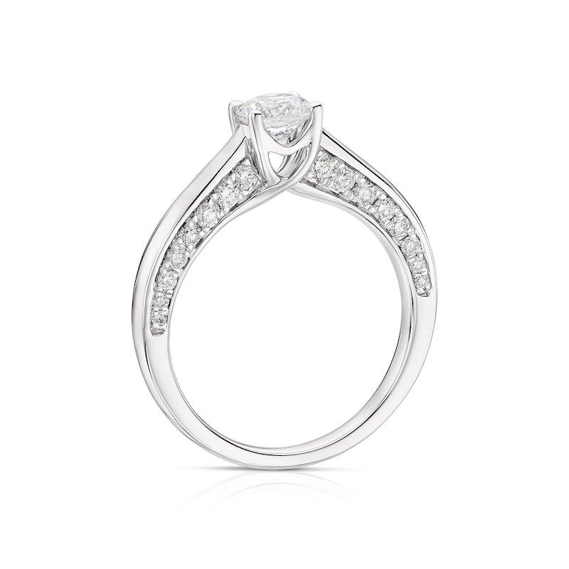 Main Image 3 of The Forever Diamond 9ct White Gold 1ct Diamond Solitaire Ring
