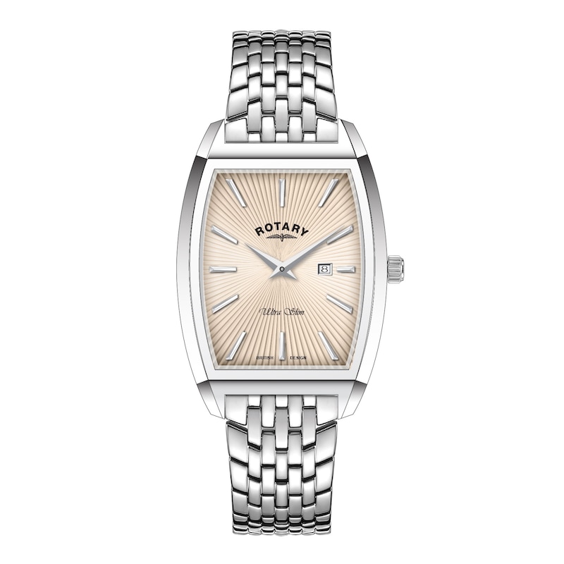 Rotary Ladies' Salmon Dial Stainless Steel Bracelet Watch