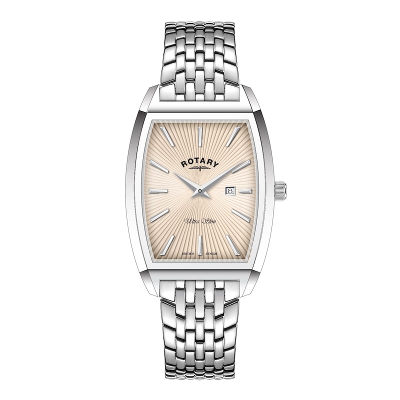 Main Image 1 of Rotary Ladies' Salmon Dial Stainless Steel Bracelet Watch