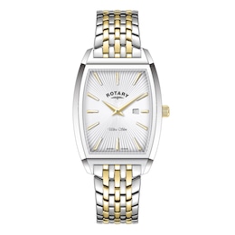 Rotary Ladies' Silver Dial Two Tone Bracelet Watch