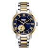 Thumbnail Image 1 of Rotary Men's Blue Open Heart Dial Two Tone Bracelet Watch