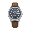 Thumbnail Image 1 of Rotary Men's Blue Dial Brown Nylon Strap Watch