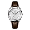 Thumbnail Image 1 of Rotary Men's Silver Dial Brown Leather Strap Watch