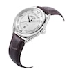 Thumbnail Image 2 of Rotary Men's Silver Dial Brown Leather Strap Watch