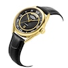 Thumbnail Image 2 of Rotary Men's Black Dial Black Leather Strap Watch