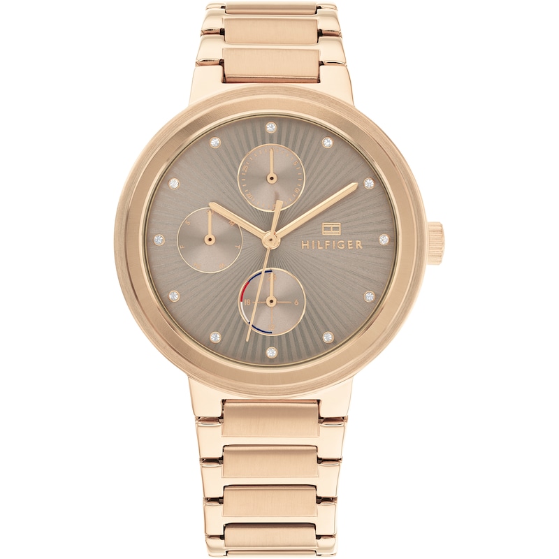 Main Image 1 of Tommy Hilfiger Ladies' Rose Gold Tone Stainless Steel Bracelet Watch