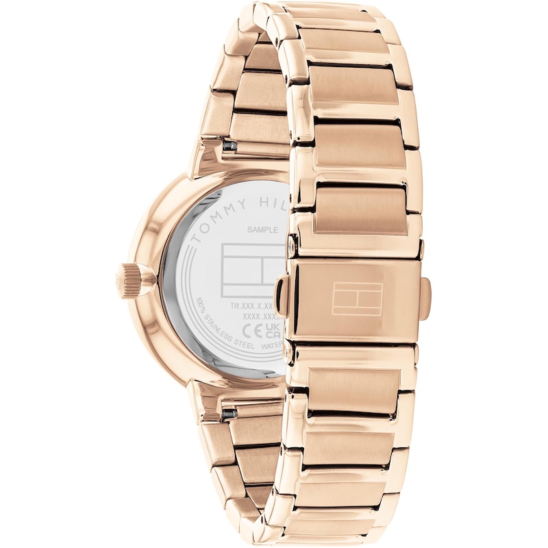Tommy Hilfiger Ladies' Rose Gold Tone Stainless Steel Bracelet Watch