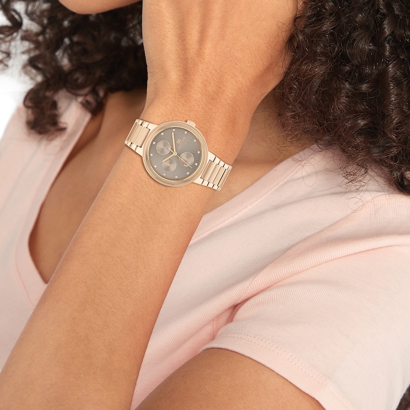 Main Image 4 of Tommy Hilfiger Ladies' Rose Gold Tone Stainless Steel Bracelet Watch