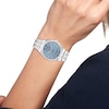 Thumbnail Image 2 of Tommy Hilfiger Ladies' Blue Dial Stainless Steel Bracelet Watch