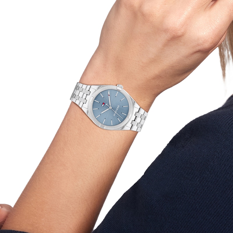 Tommy Hilfiger Ladies' Blue Dial Stainless Steel Bracelet Watch