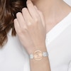 Thumbnail Image 4 of HUGO #SWEET Ladies' Logo Patterned Dial Stainless Steel Mesh Bracelet Watch