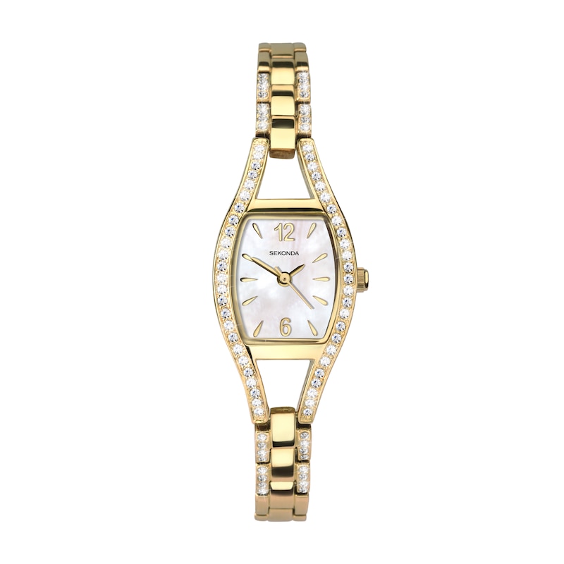 Sekonda Cocktail Ladies' Rose Gold Tone Fancy Bracelet Watch | H.Samuel