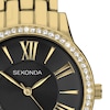 Thumbnail Image 2 of Sekonda Charlotte Ladies' Black Dial Gold Tone Bracelet Watch