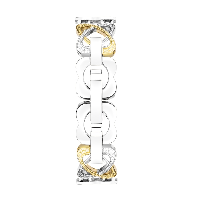 Main Image 5 of Sekonda Hidden Hearts Ladies' Two Tone Fancy Bracelet Watch