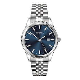 Sekonda King Men's Blue Dial Bracelet Watch