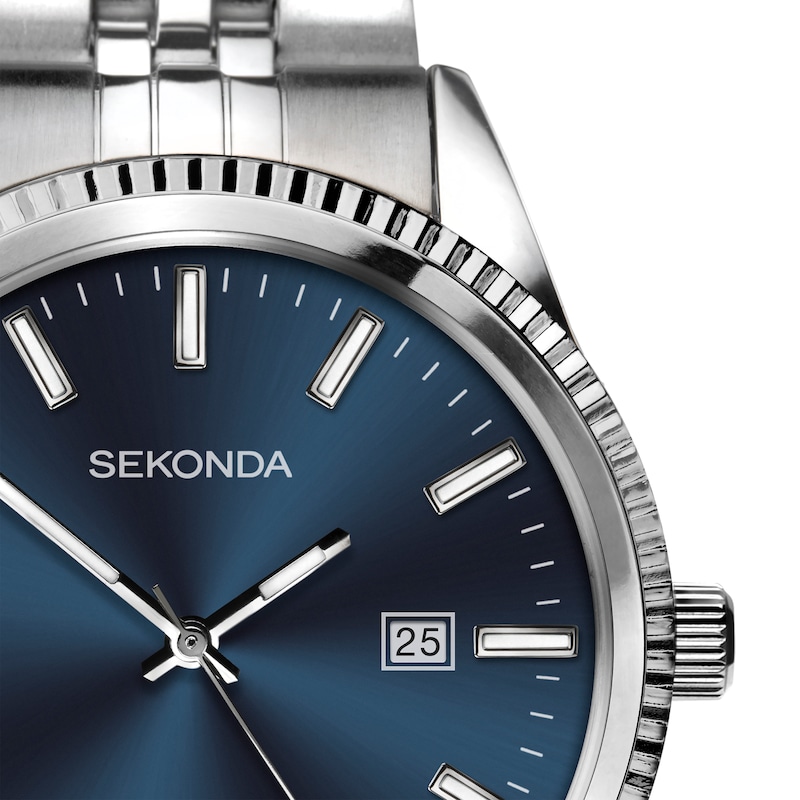 Main Image 2 of Sekonda King Men's Blue Dial Bracelet Watch