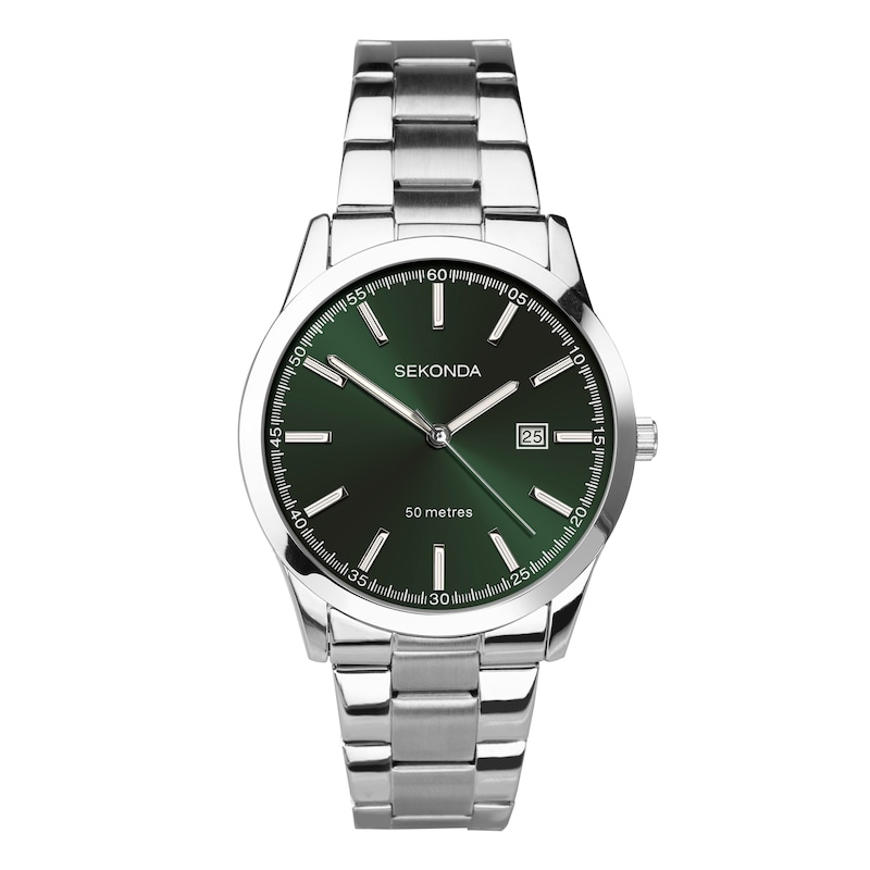 Main Image 1 of Sekonda Taylor Men's Green Dial Bracelet Watch