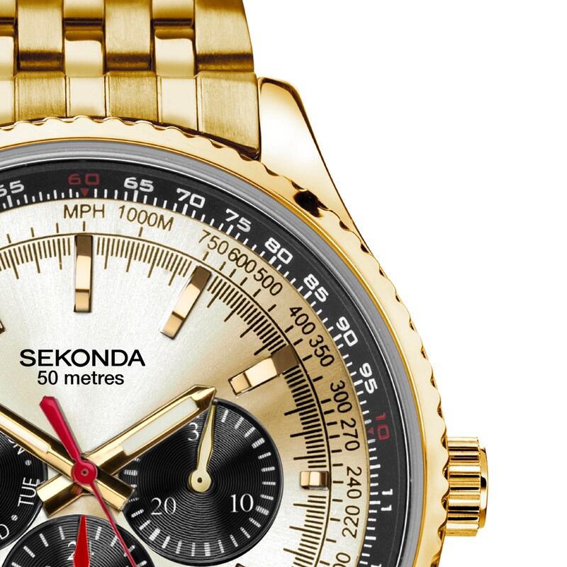 Main Image 2 of Sekonda Maverick Men's Chronograph Gold Tone Bracelet Watch