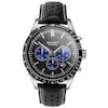 Thumbnail Image 0 of Sekonda Velocity Men's Chronograph Black Leather Strap Watch