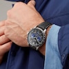 Thumbnail Image 6 of Sekonda Velocity Men's Chronograph Black Leather Strap Watch