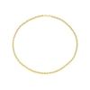 Thumbnail Image 2 of Sterling Silver & 18ct Gold Plated Vermeil 80 Gauge 18" Rope Chain Necklace