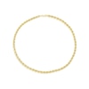 Thumbnail Image 2 of Sterling Silver & 18ct Gold Plated Vermeil 100 Gauge 18" Rope Chain Necklace