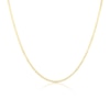 Thumbnail Image 1 of Sterling Silver & 18ct Gold Plated Vermeil 60 Gauge 20" Curb Chain Necklace
