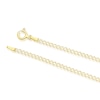 Thumbnail Image 3 of Sterling Silver & 18ct Gold Plated Vermeil 60 Gauge 20" Curb Chain Necklace