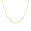 Thumbnail Image 1 of Sterling Silver & 18ct Gold Plated Vermeil 60 Gauge 22" Curb Chain Necklace