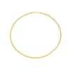Thumbnail Image 2 of Sterling Silver & 18ct Gold Plated Vermeil 80 Gauge 18" Curb Chain Necklace