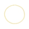 Thumbnail Image 2 of Sterling Silver & 18ct Gold Plated Vermeil 120 Gauge 22" Curb Chain Necklace