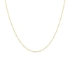 Thumbnail Image 1 of Sterling Silver & 18ct Gold Plated Vermeil 35 Gauge 18" Trace Chain Necklace