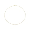 Thumbnail Image 2 of Sterling Silver & 18ct Gold Plated Vermeil 35 Gauge 18" Trace Chain Necklace