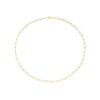 Thumbnail Image 2 of Sterling Silver & 18ct Gold Plated Vermeil 70 Gauge 18" Paper Link Chain Necklace