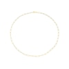 Thumbnail Image 2 of Sterling Silver & 18ct Gold Plated Vermeil 70 Gauge 20" Paper Link Chain Necklace