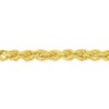 Thumbnail Image 2 of Sterling Silver & 18ct Gold Plated Vermeil 100 Gauge 8" Rope Chain Bracelet