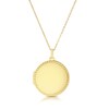 Thumbnail Image 1 of Sterling Silver & 18ct Gold Plated Vermeil With Decorative Edge Locket
